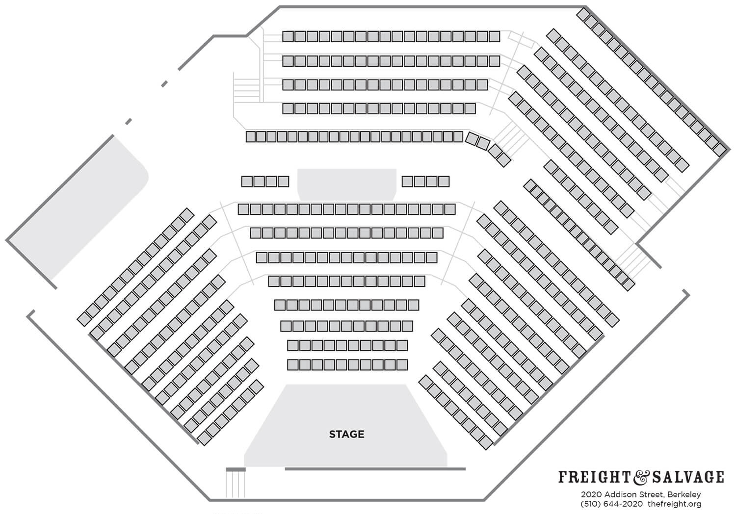 Seating Chart - Freight & Salvage